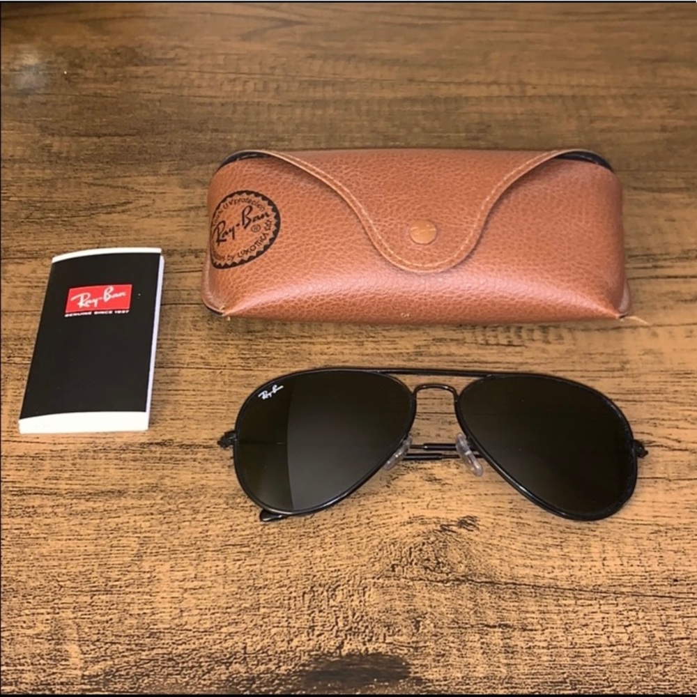 Authentic Black Ray Bans